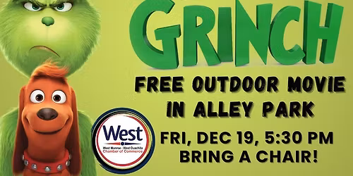 Downtown Holiday Movie in Alley Park