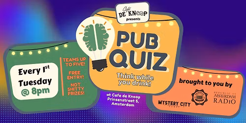 FREE Amsterdam Pub Quiz in English | Cafe de Knoop