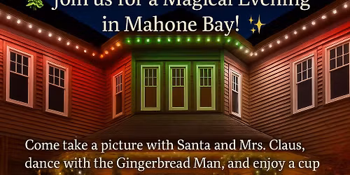 Kick off to Father Christmas. “Cocoa, Carols & Claus”