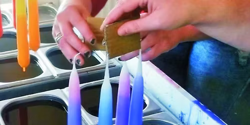 Candle Dipping - call us to book your date, R50 per person & the price of the Candles you choose
