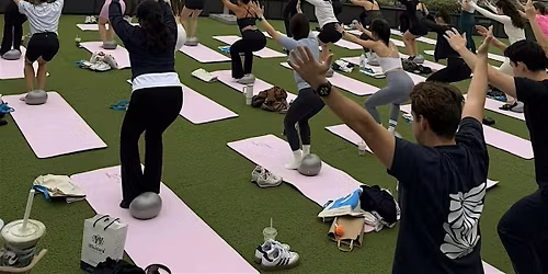 Pilates & Matcha Making At The Peak