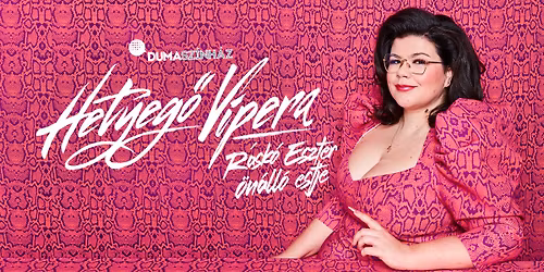 A hetyeg\u0151 vipera - R\u00e1sk\u00f3 Eszter \u00f6n\u00e1ll\u00f3 estje az \u00c1triumban, mv.: F\u00fcl\u00f6p Viktor