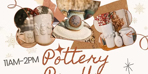 Small Business Saturday Pottery Pop-Up!