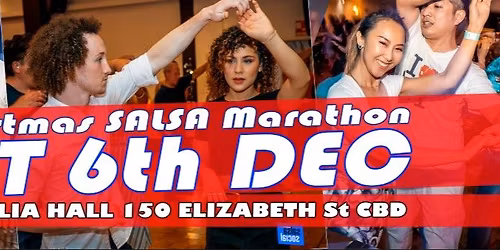 Mambo-G's Christmas SALSA Marathon DEC 6th