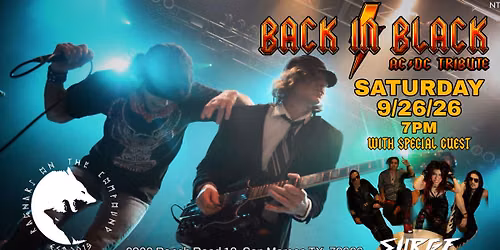 BACK IN BLACK - AC \u26a1 DC Tribute with SURGE