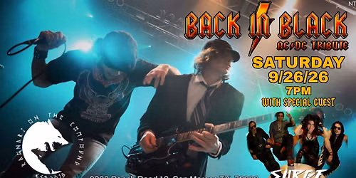 BACK IN BLACK - AC \u26a1 DC Tribute with SURGE