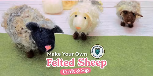 Make Your Own Felted Sheep at Saints Row Brewing - Montgomery County, MD