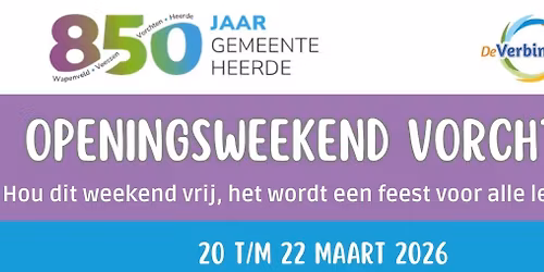 Heerde 850 Openingsweekend Vorchten