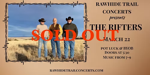 THE RIFTERS AT RAWHIDE TRAIL CONCERTS
