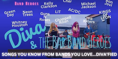 Diva and The Bar Band Heroes live at The Coop