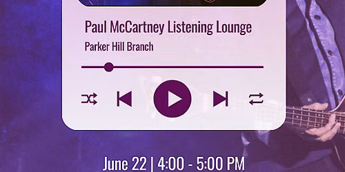 Paul McCartney Listening Lounge