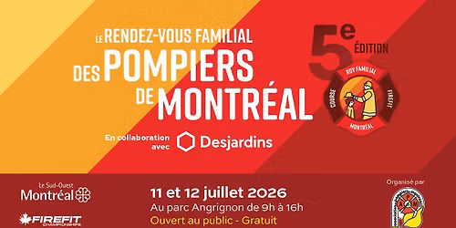 Le Rendez-vous familial des Pompiers de Montr\u00e9al 2026