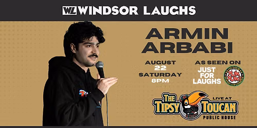 Armin Arbabi LIVE Comedy At Tipsy Toucan (Aug 22nd)
