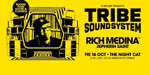 Tribe Soundsystem & clipp.art present Rich Medina (USA)
