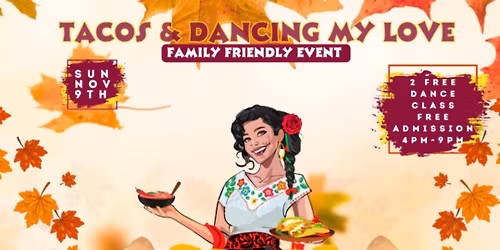 Tacos & Dancing MY LOVE: Latin social event FREE ADMISSION @ outcast brewing co St Pete