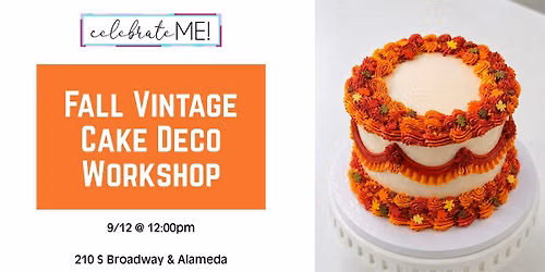 Fall Vintage Cake Deco