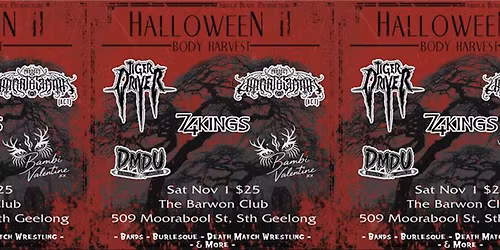 HALLOWEEN II - BODY HARVEST (Geelong)