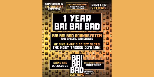 1 YEAR BA!BA!BAD