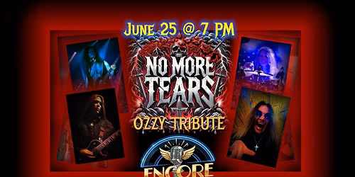 No More Tears a Tribute to Ozzy @ Encore Live Sarasota