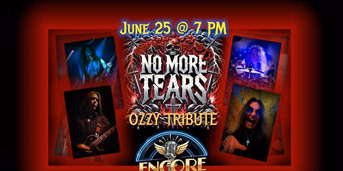 No More Tears a Tribute to Ozzy @ Encore Live Sarasota
