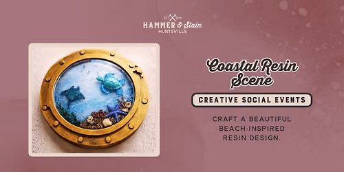 Coastal Resin Scene