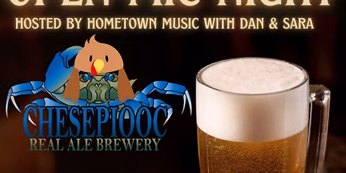Open Mic Night at Chesepiooc Real Ale Brewery - November 17th