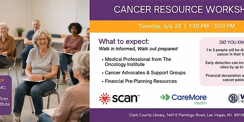 Cancer Workshop with oncologist as featured speaker & expert panel!