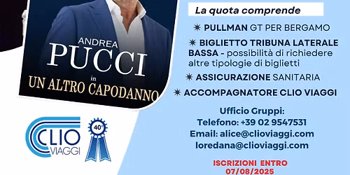 Un altro Capodanno con Andrea Pucci