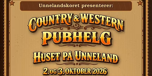 Country og western PUBHELG