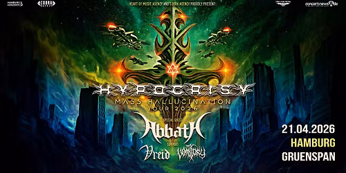 HYPOCRISY - Mass Hallucination Tour 2026 | Hamburg
