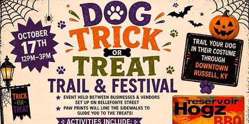 Dog Trick or Treat Trail & Festival \ud83d\udc3e\ud83c\udf83\ud83d\udc15