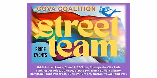 Hampton Roads PrideFest - COVA Coalition Street Team