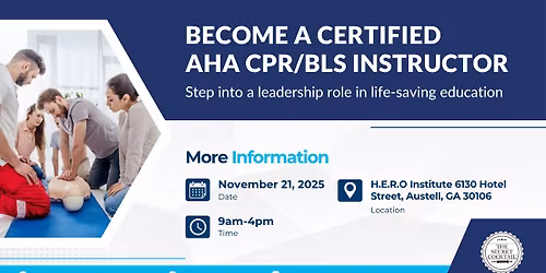 CPR\/BLS Instructor Certification Course