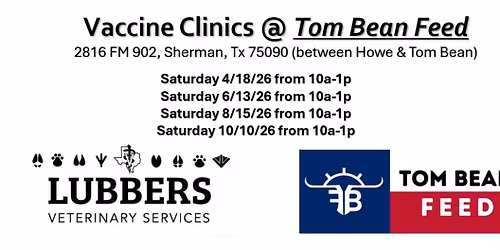 Vaccine Clinic with Lubbers Mixed Animal Veterinary Services
