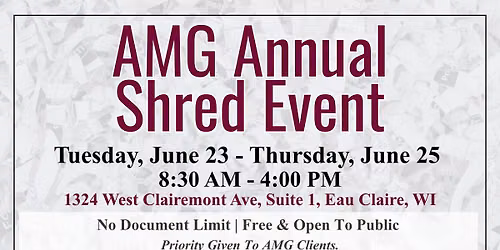 Eau Claire Office Annual Shred