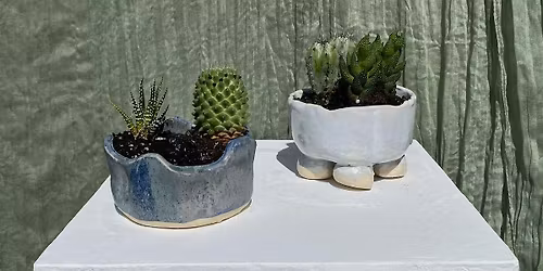 Mini Planter Pottery Class - Intro to Pottery Workshop