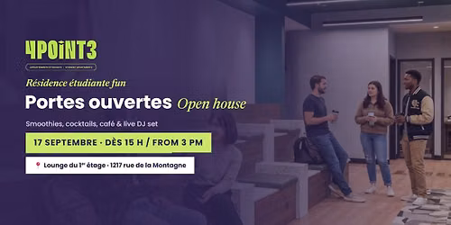 Portes ouvertes \u00e9tudiantes \/ Student Open House