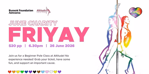 Altitude Nelson Charity FriYAY - Beginner Pole Class