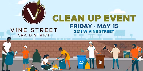Vine Street CRA District Clean-Up Event