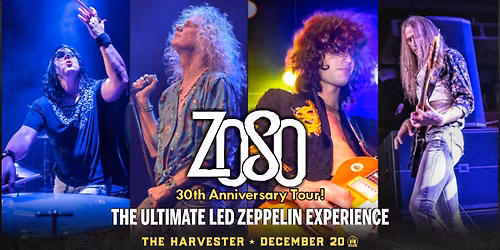 Zoso - The Ultimate Led Zeppelin Experience - 30th Anniversary Tour
