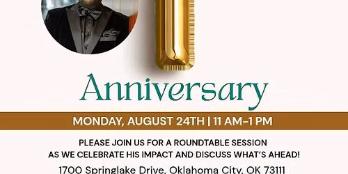 Celebrate Dr. Carlos Robinson's First Anniversary with the OKCBCC!