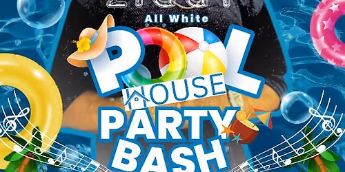 Ziggy all white pool,house party 