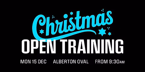 Christmas Open Training
