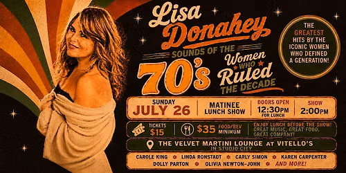 Lisa Donahey - Sounds of the 70s: Women Who Ruled the Decade