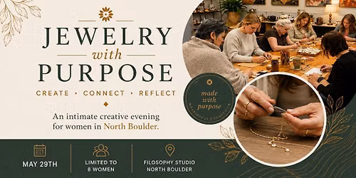 Jewelry With Purpose: Create. Connect. Reflect