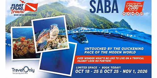 Saba Group Trip - one or two weeks!