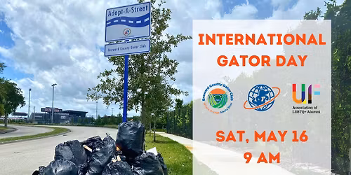 International Gator Day Street Cleanup