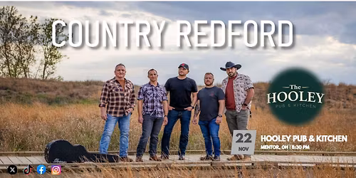 Country Redford at Hooley Pub & Kitchen (Mentor, OH)
