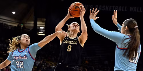Colorado Buffaloes at Kansas Jayhawks Womens Basketball