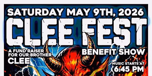 CLEE FEST FUNDRAISER: Hellbender, From Hell, Unprovoked, Right to Remain
